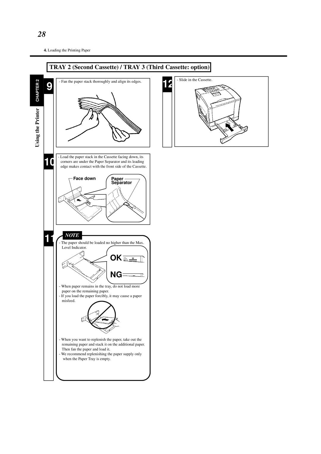 Minolta 0990-7701-02 user manual Face down Paper Separator 