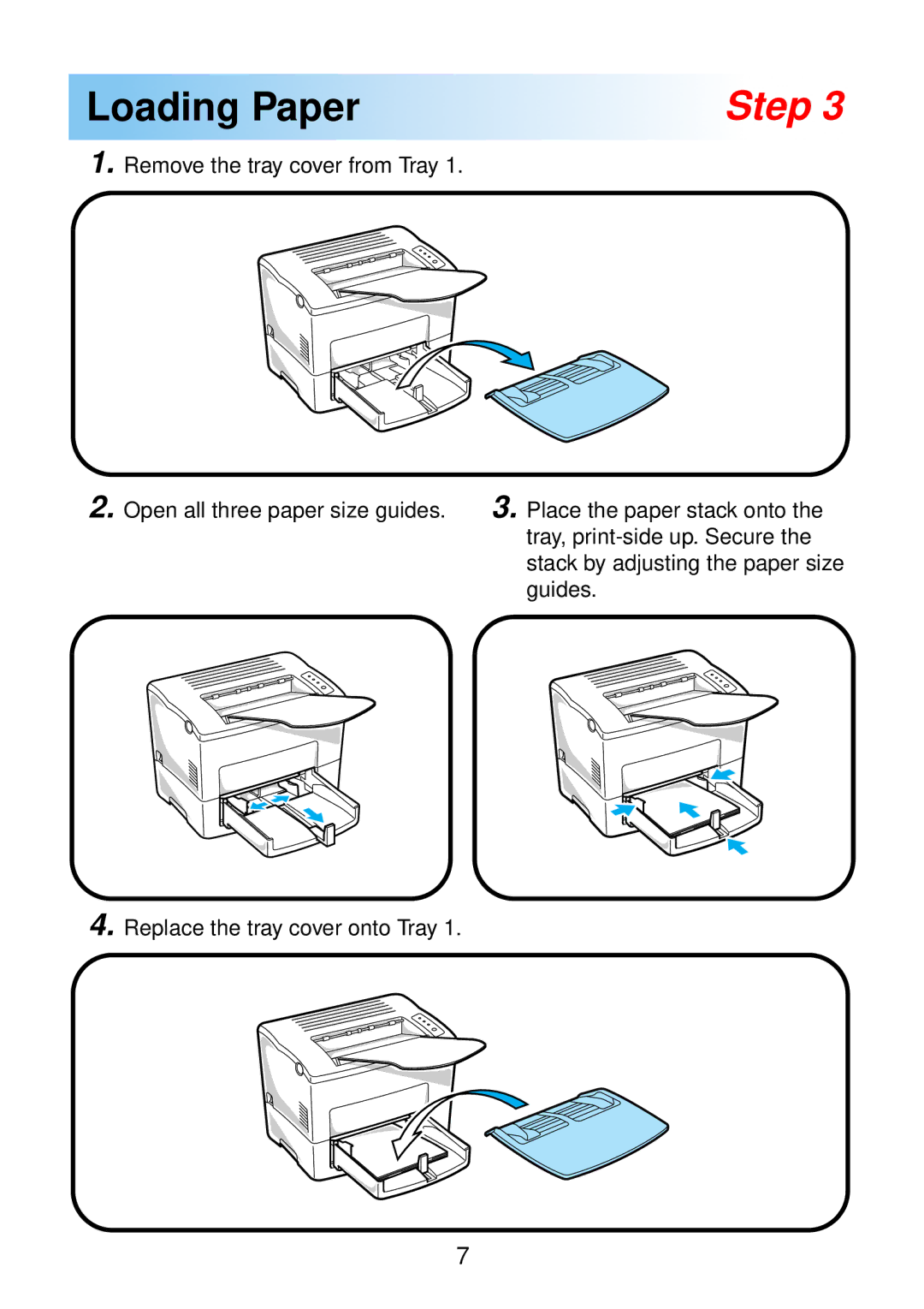 Minolta 18 manual Loading Paper Step 