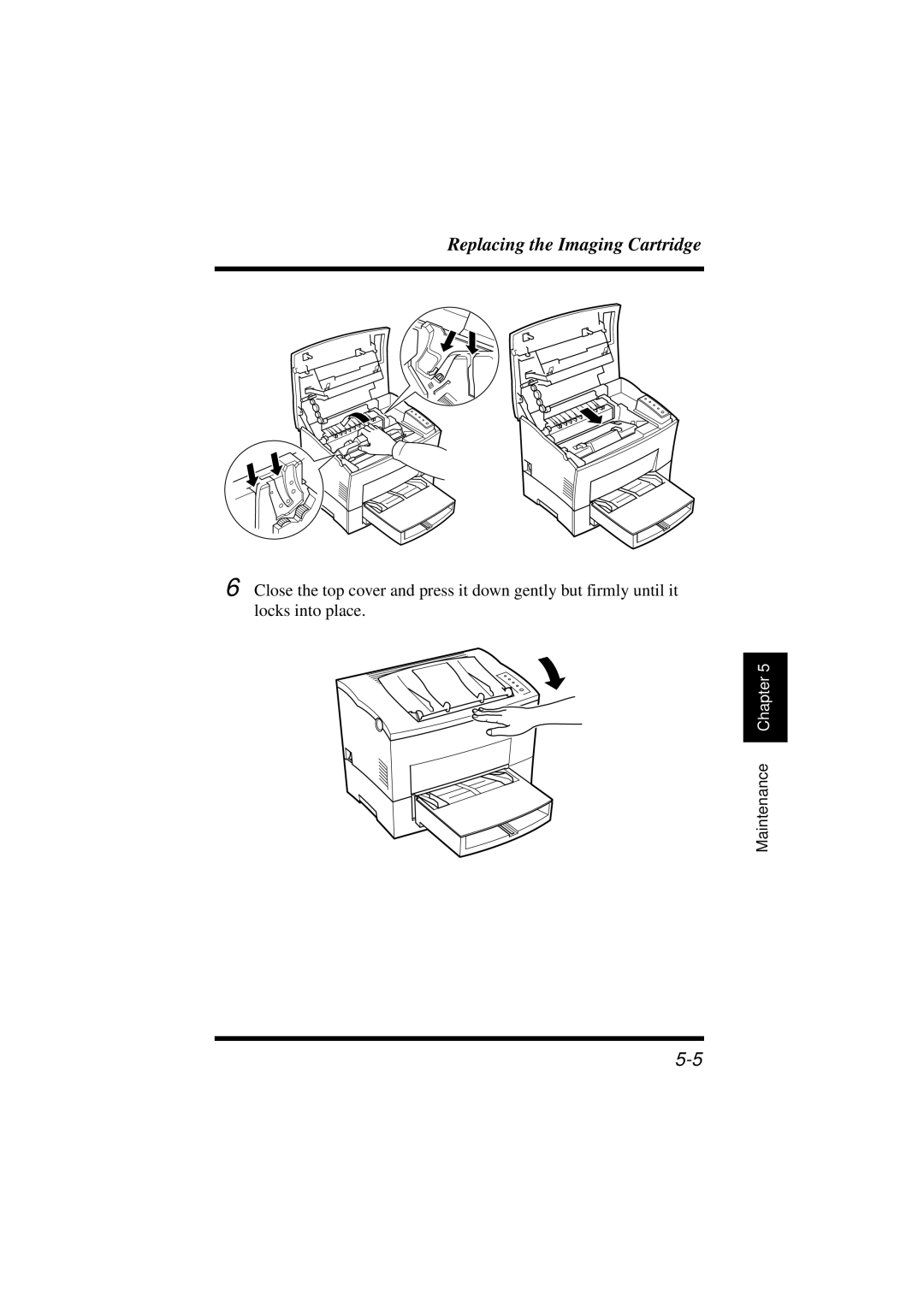 Minolta 18L manual Replacing the Imaging Cartridge 