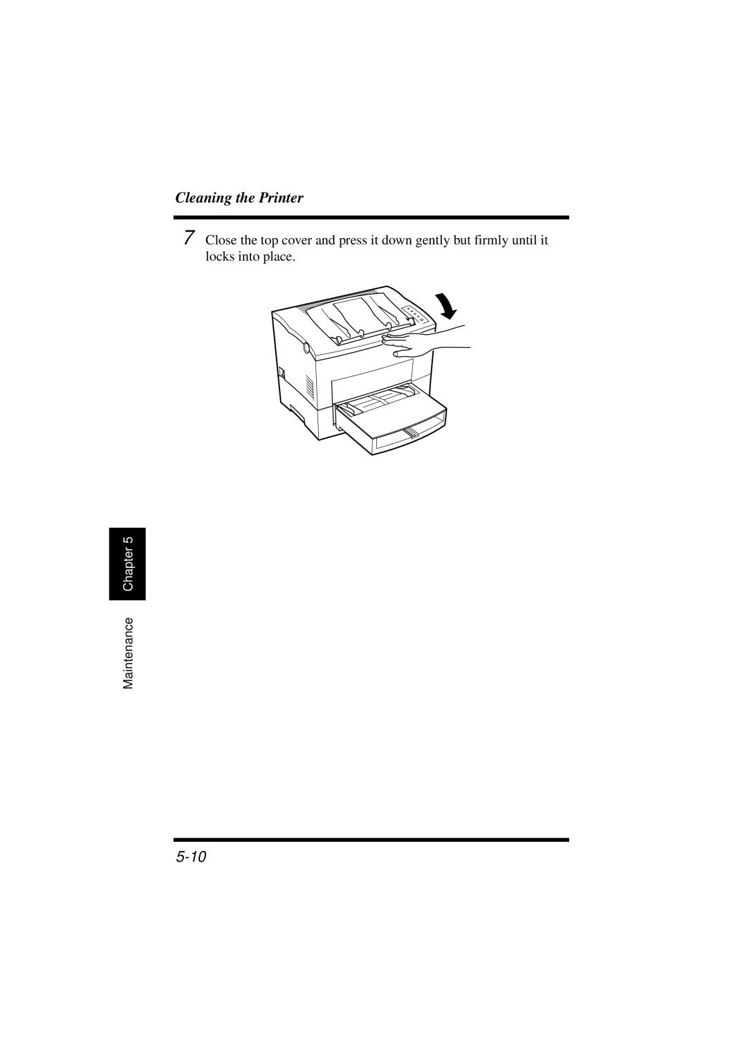 Minolta 18L manual Cleaning the Printer 