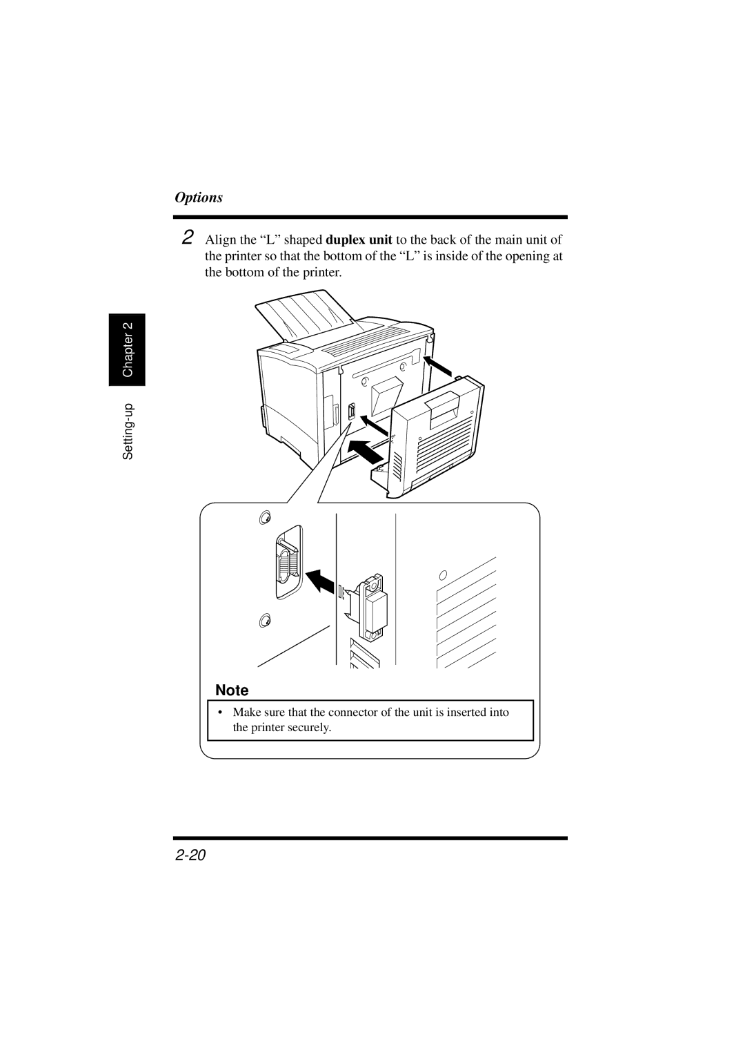 Minolta 18L manual Options 