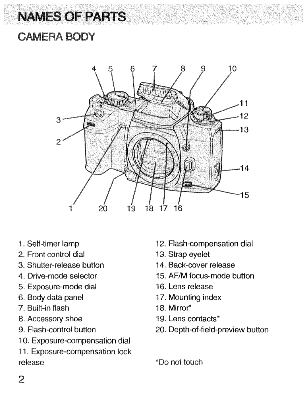 Minolta 2097-301 manual 