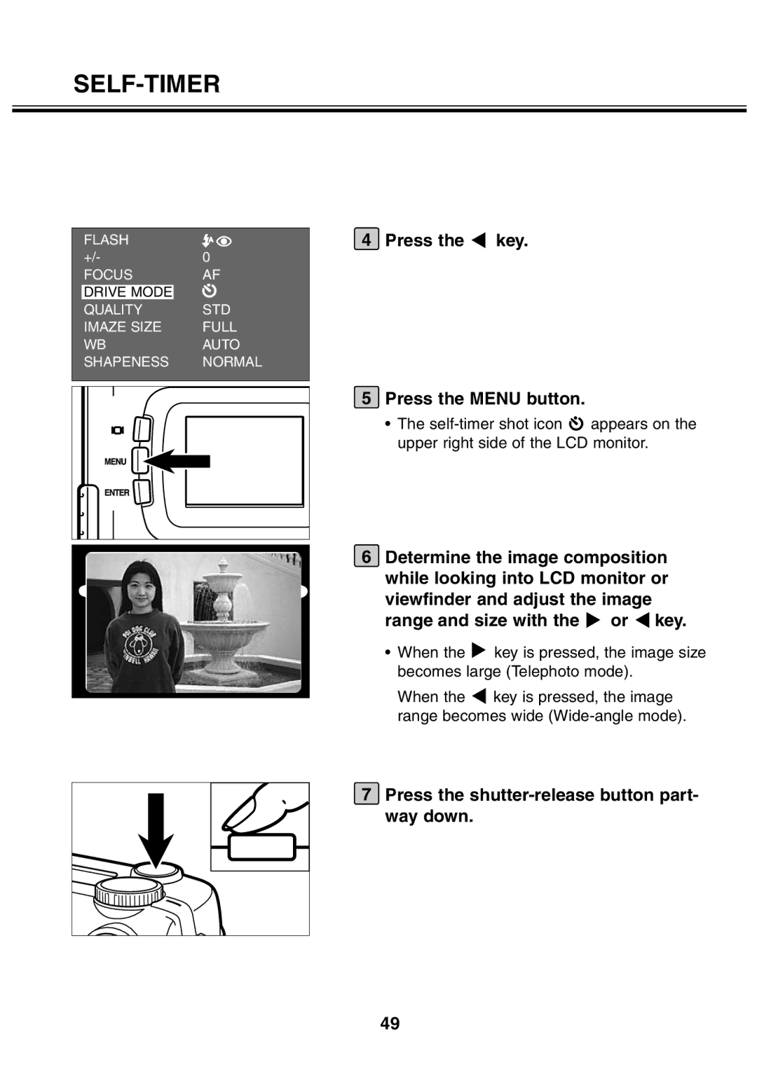 Minolta 2330 instruction manual Flash 