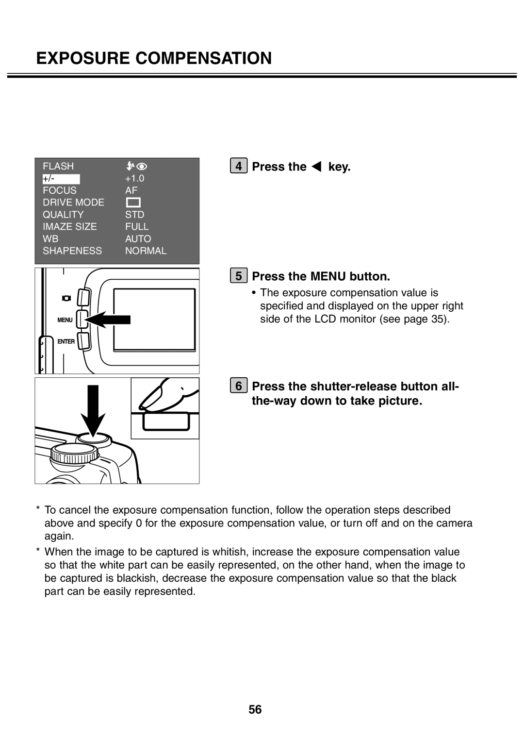 Minolta 2330 instruction manual +/-+1.0 