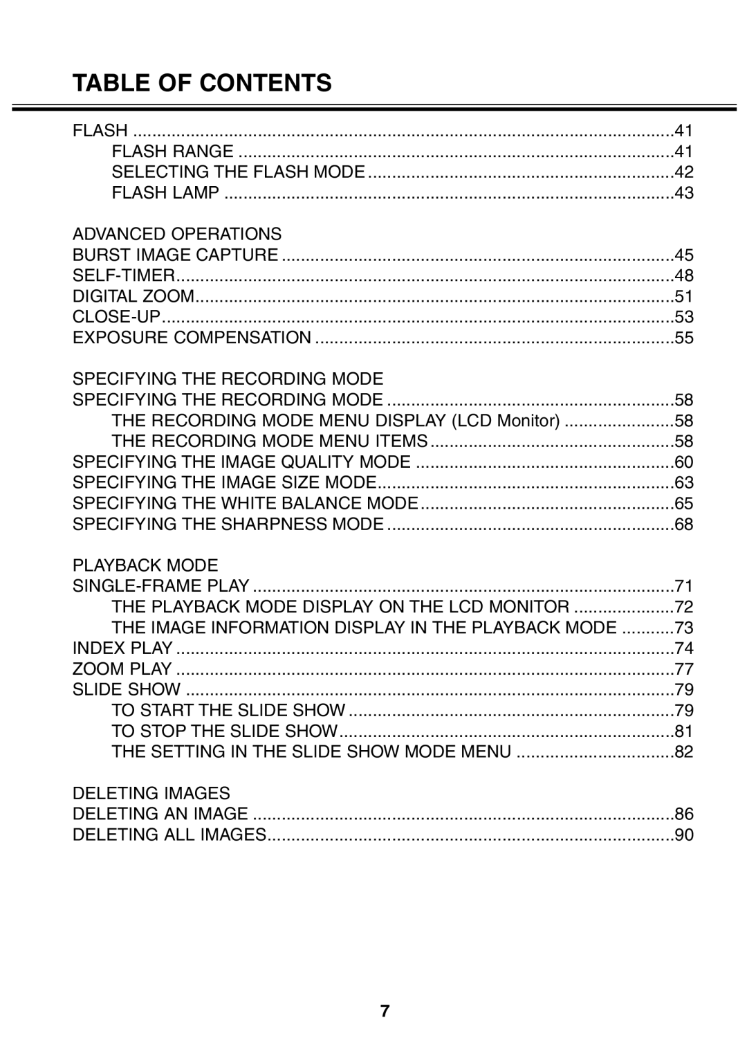 Minolta 2330 instruction manual Selecting the Flash Mode 