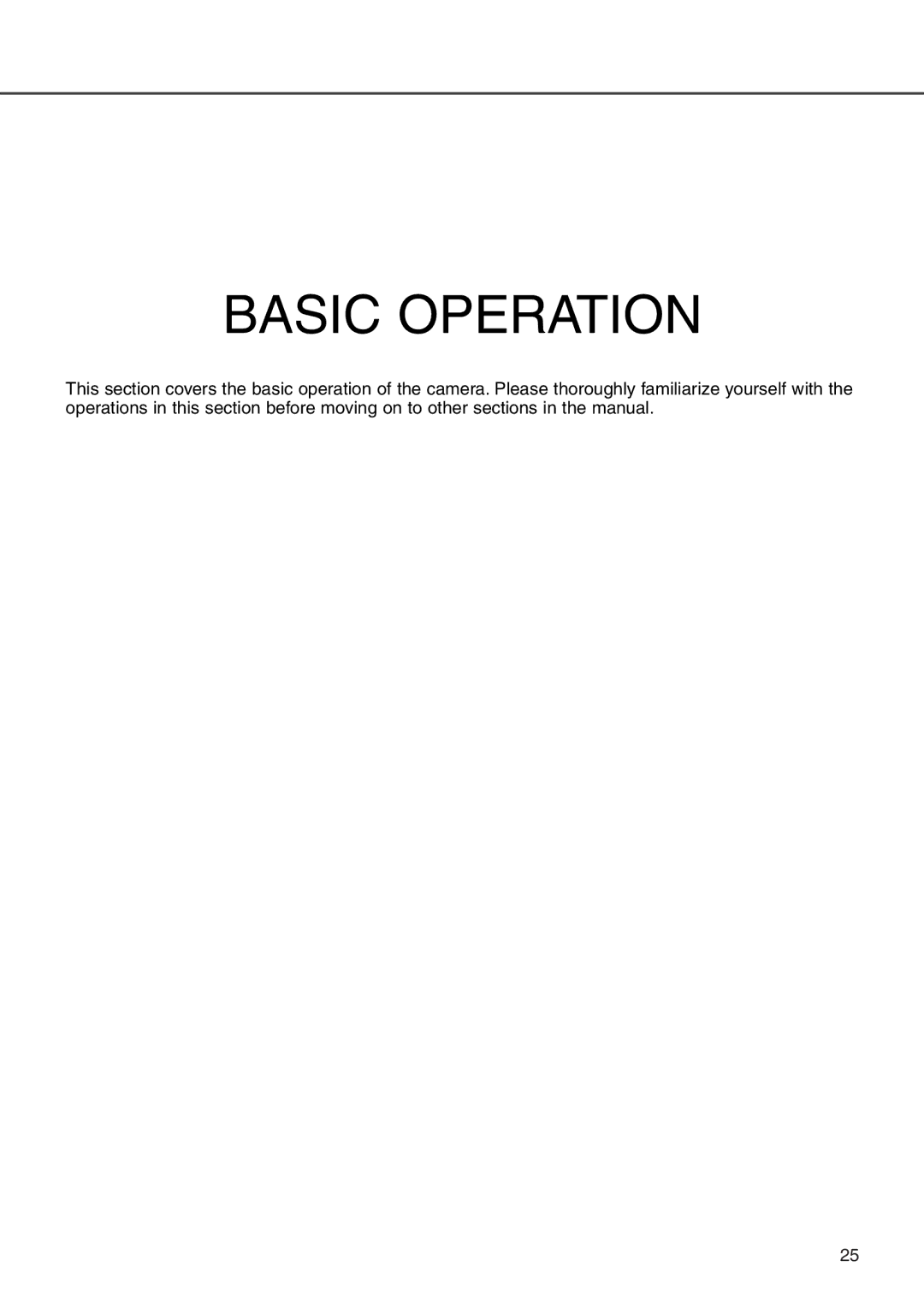 Minolta 7i instruction manual Basic Operation 