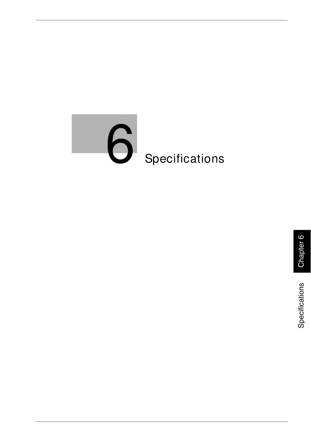 Minolta C300, C352 manual Specifications 