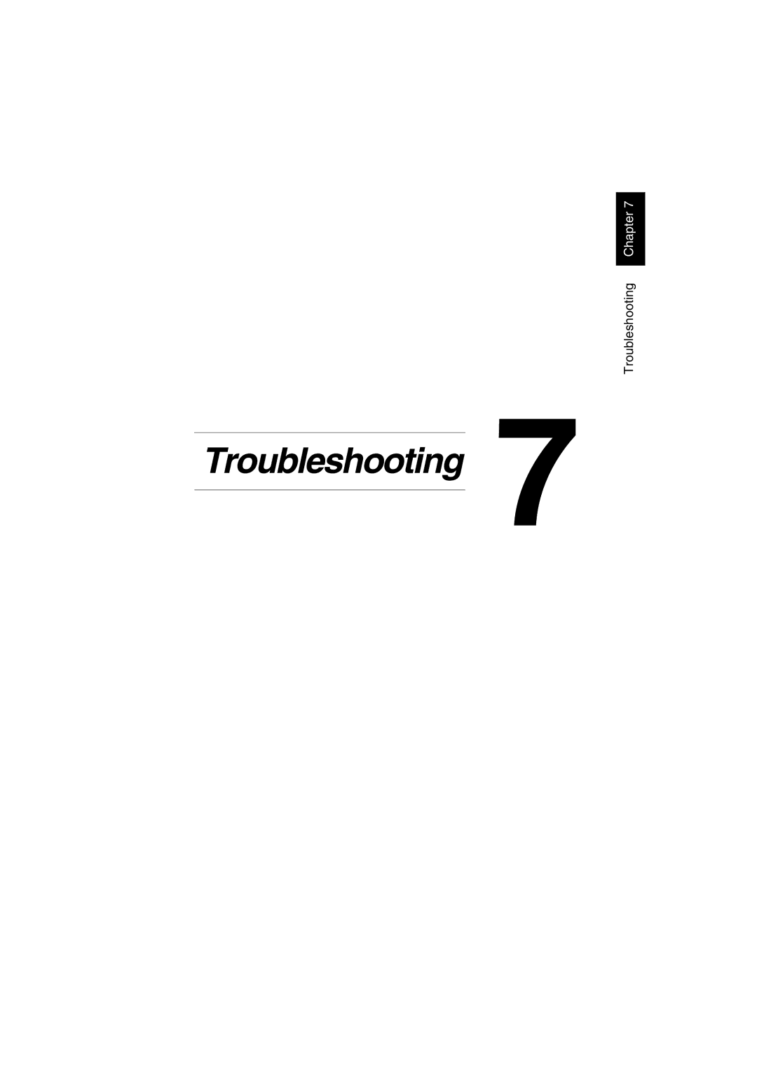 Minolta CF2002 manual Troubleshooting 