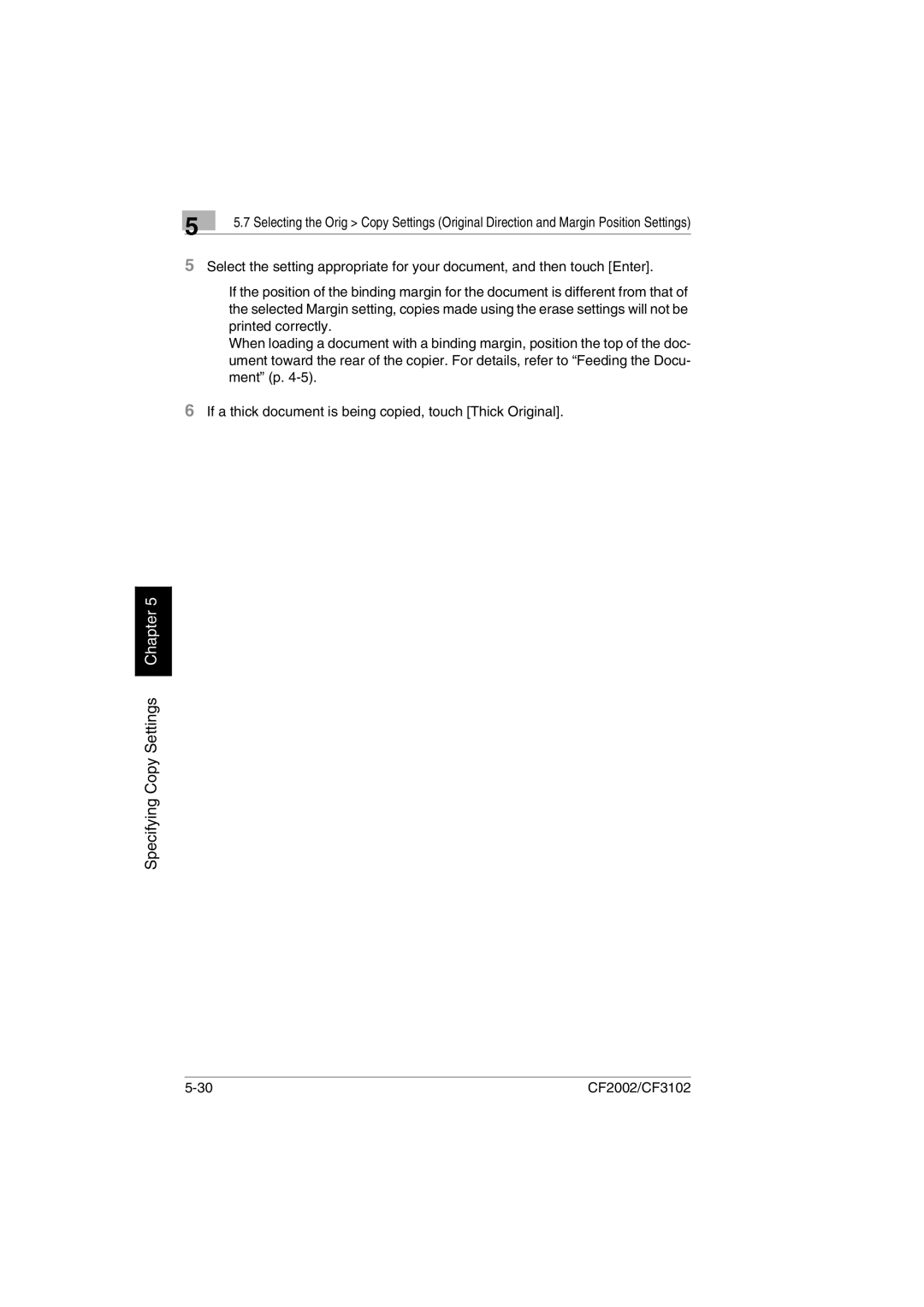 Minolta CF2002 user manual Specifying Copy Settings Chapter 