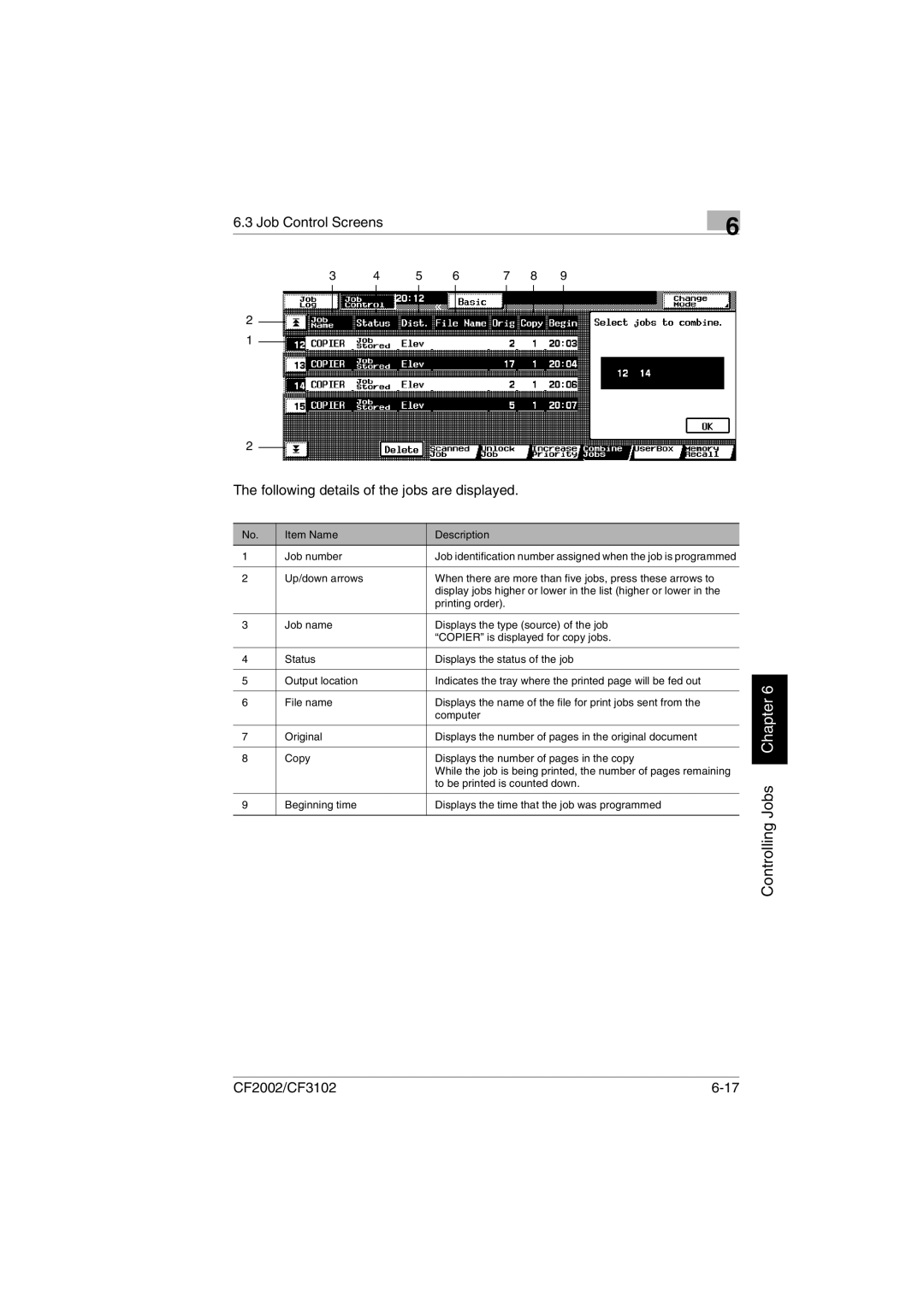 Minolta CF2002 user manual 5 6 7 8 