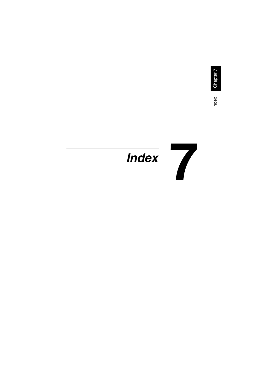 Minolta CF2002 user manual Index 