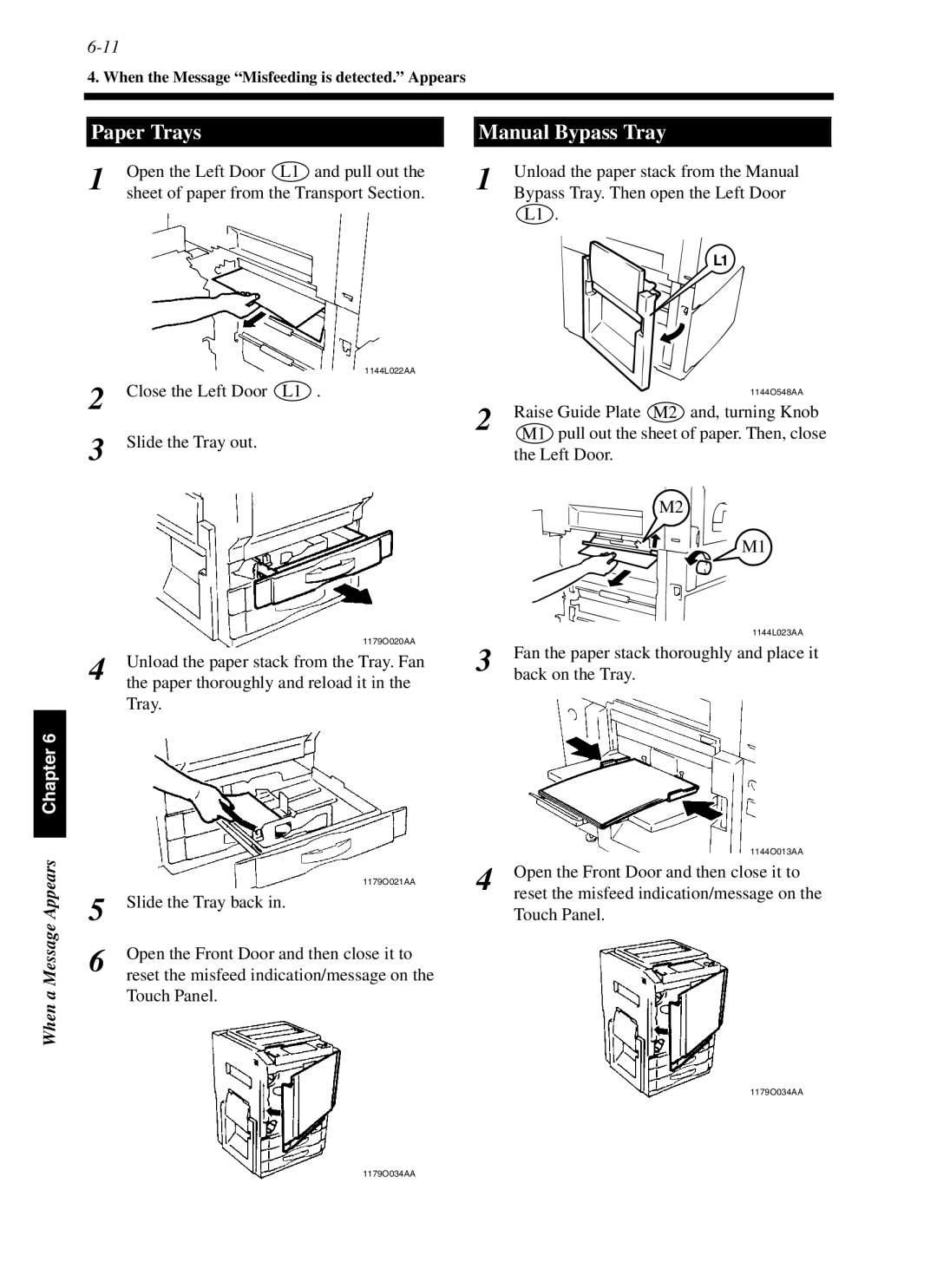 Minolta cf9001 manual Paper Trays, Manual Bypass Tray 