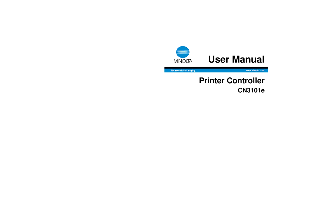 Minolta CN3101e user manual Printer Controller 