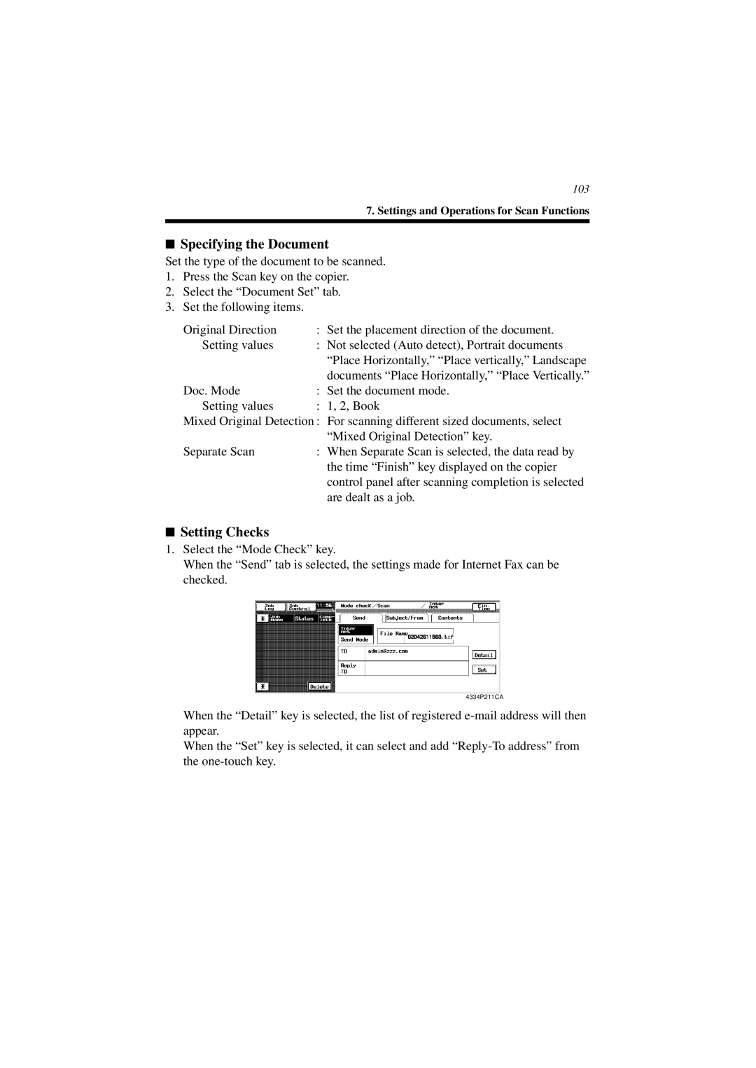 Minolta CN3101e user manual 103 