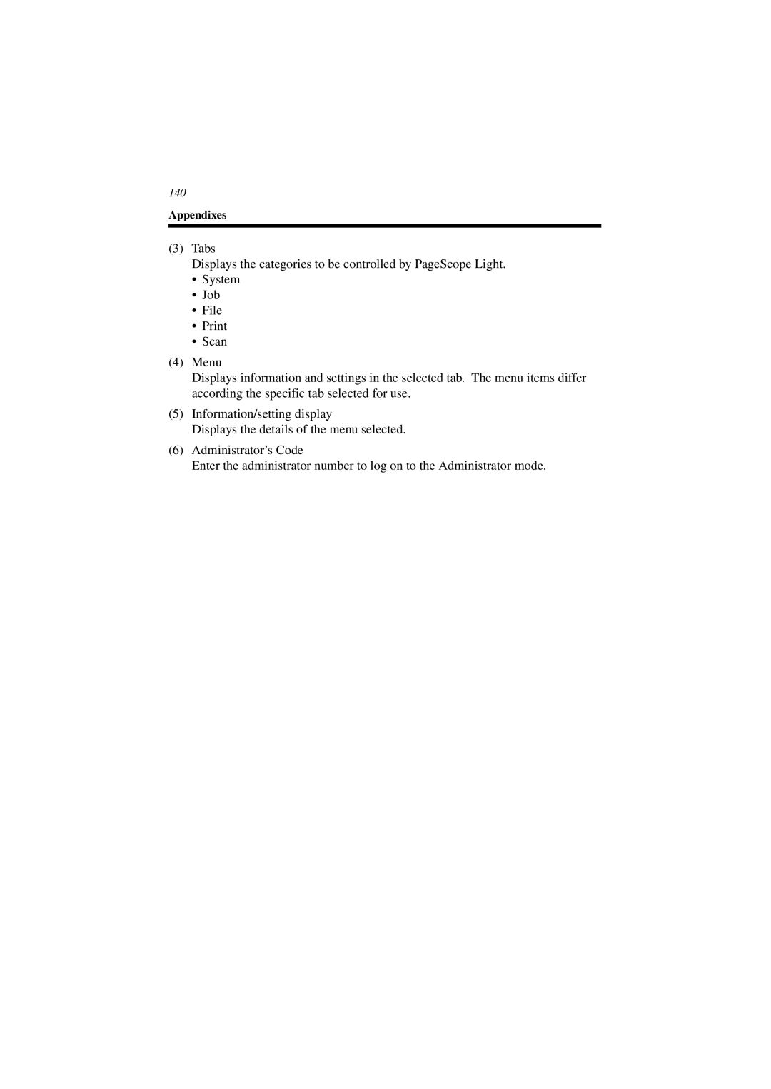 Minolta CN3101e user manual 140 