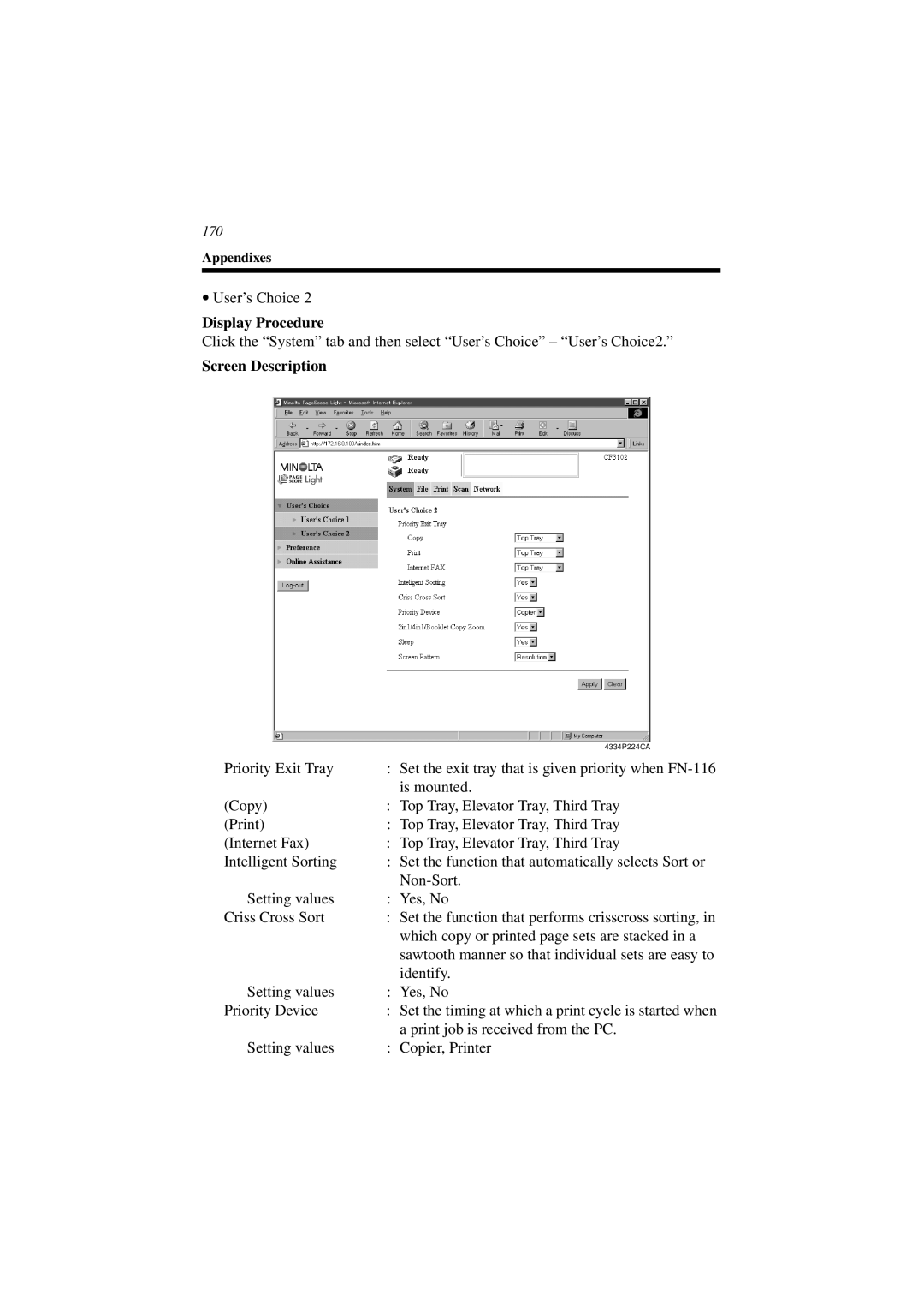 Minolta CN3101e user manual Identify 