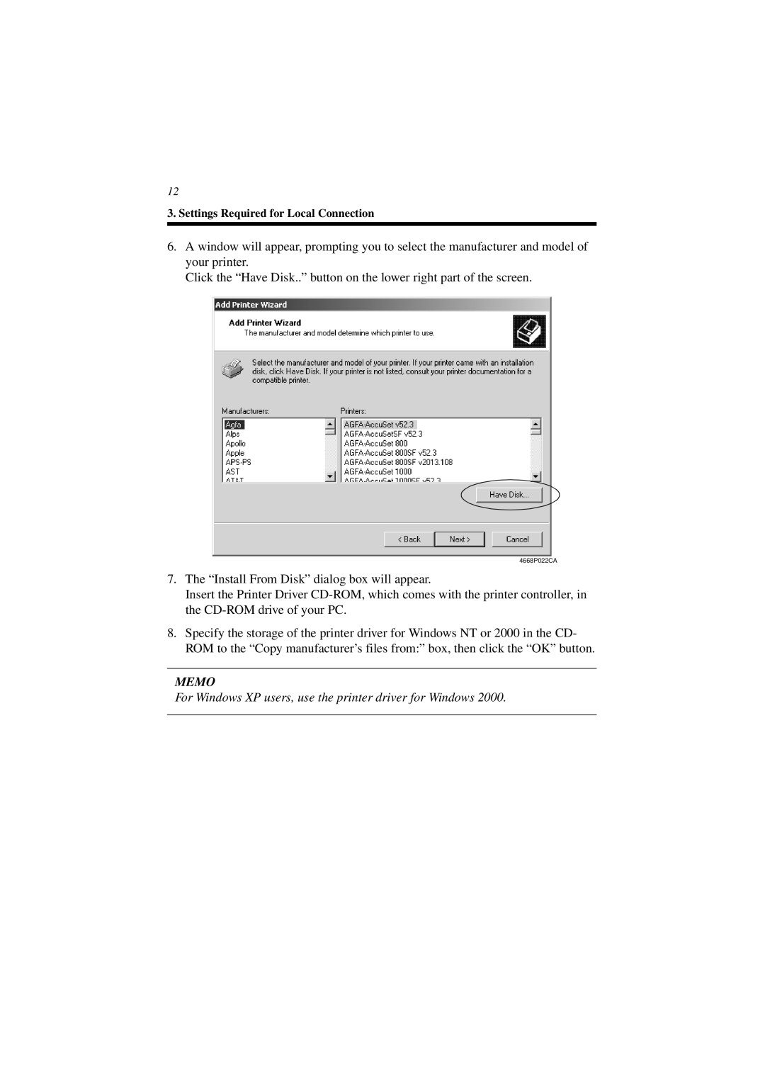 Minolta CN3101e user manual Memo 