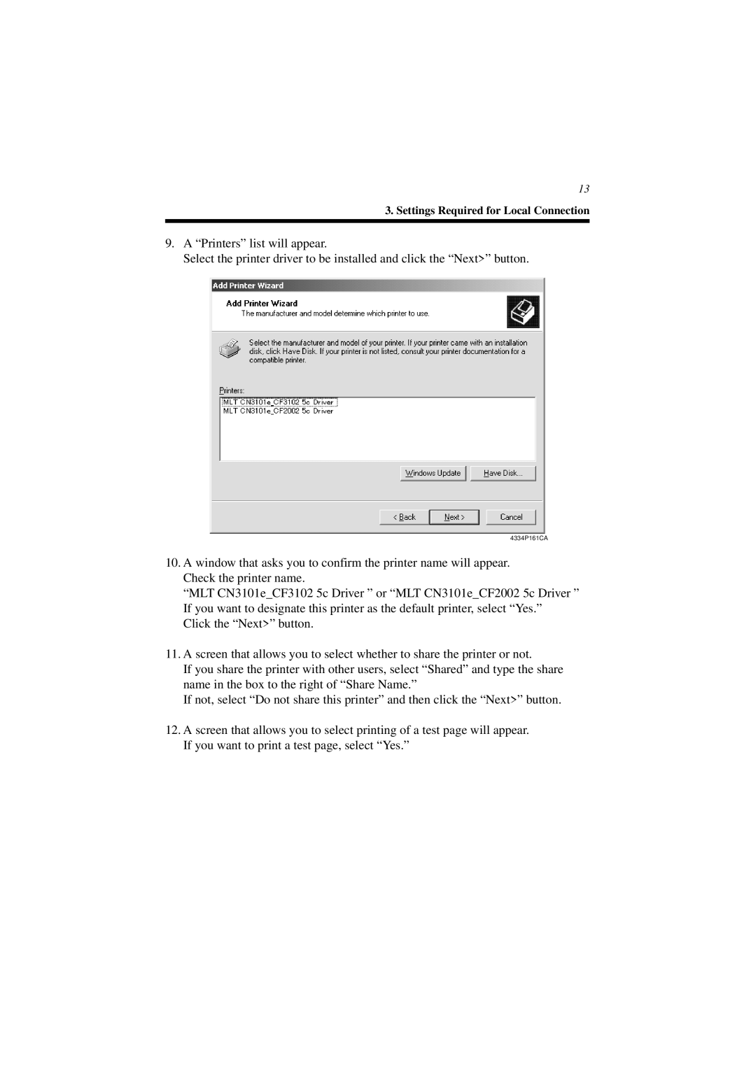 Minolta CN3101e user manual 4334P161CA 