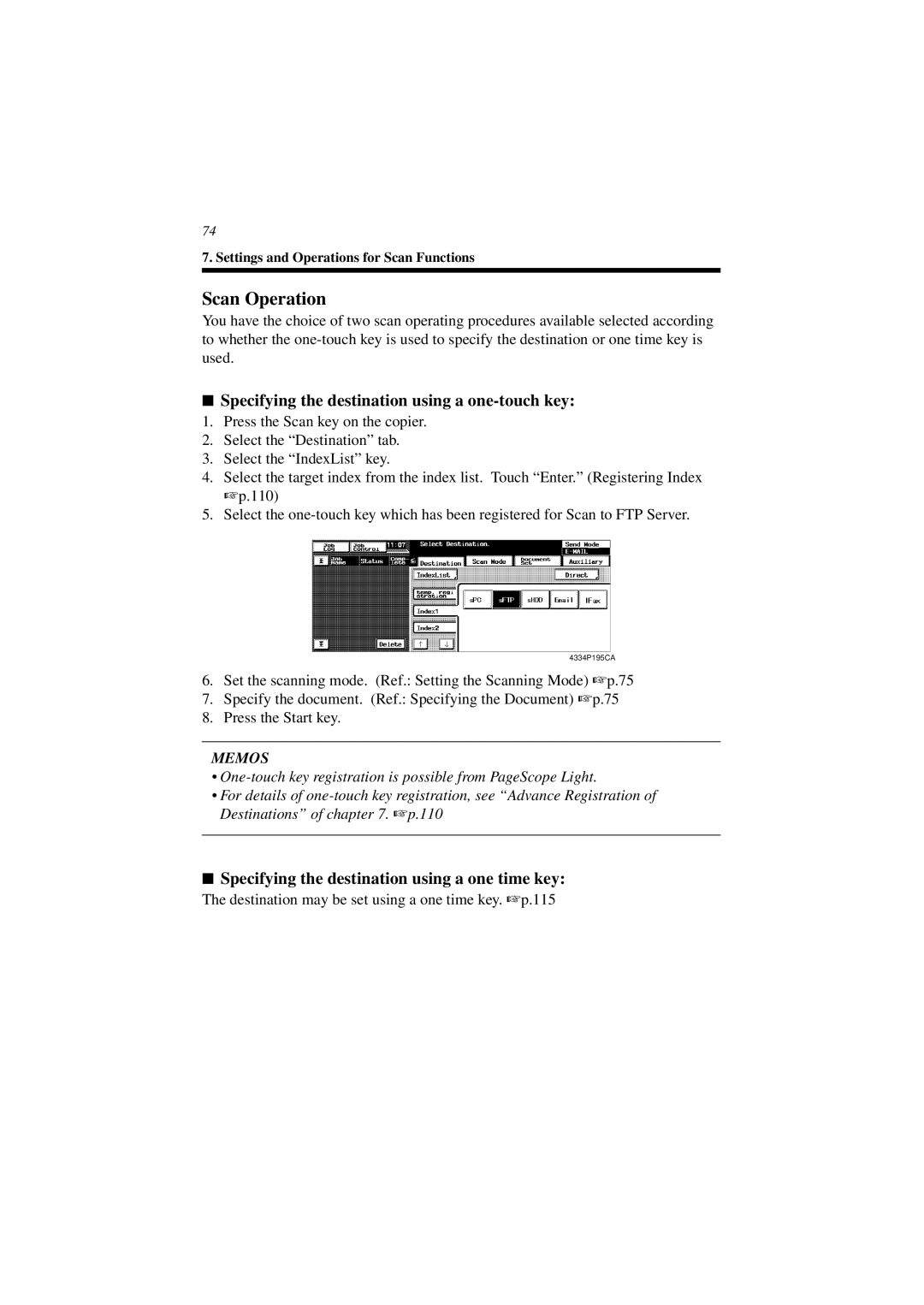 Minolta CN3101e user manual 4334P195CA 