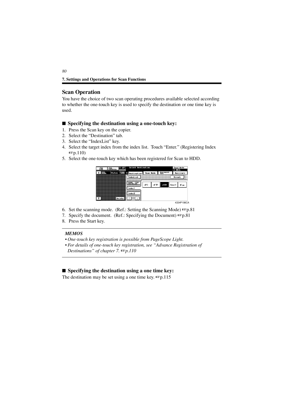 Minolta CN3101e user manual 4334P198CA 