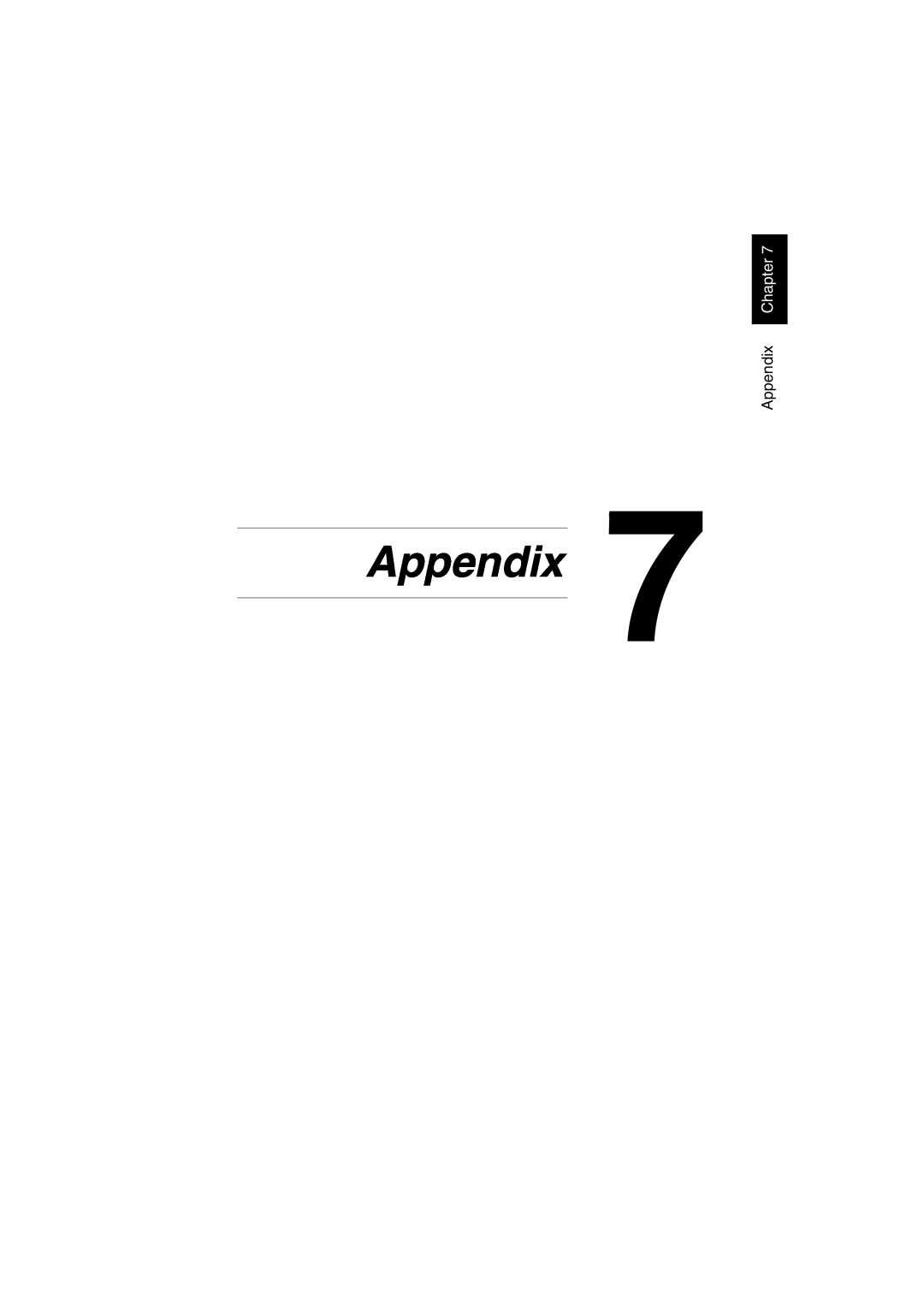 Minolta DI3010, DI2510, DI2010, Di3510 user manual Appendix Chapter 