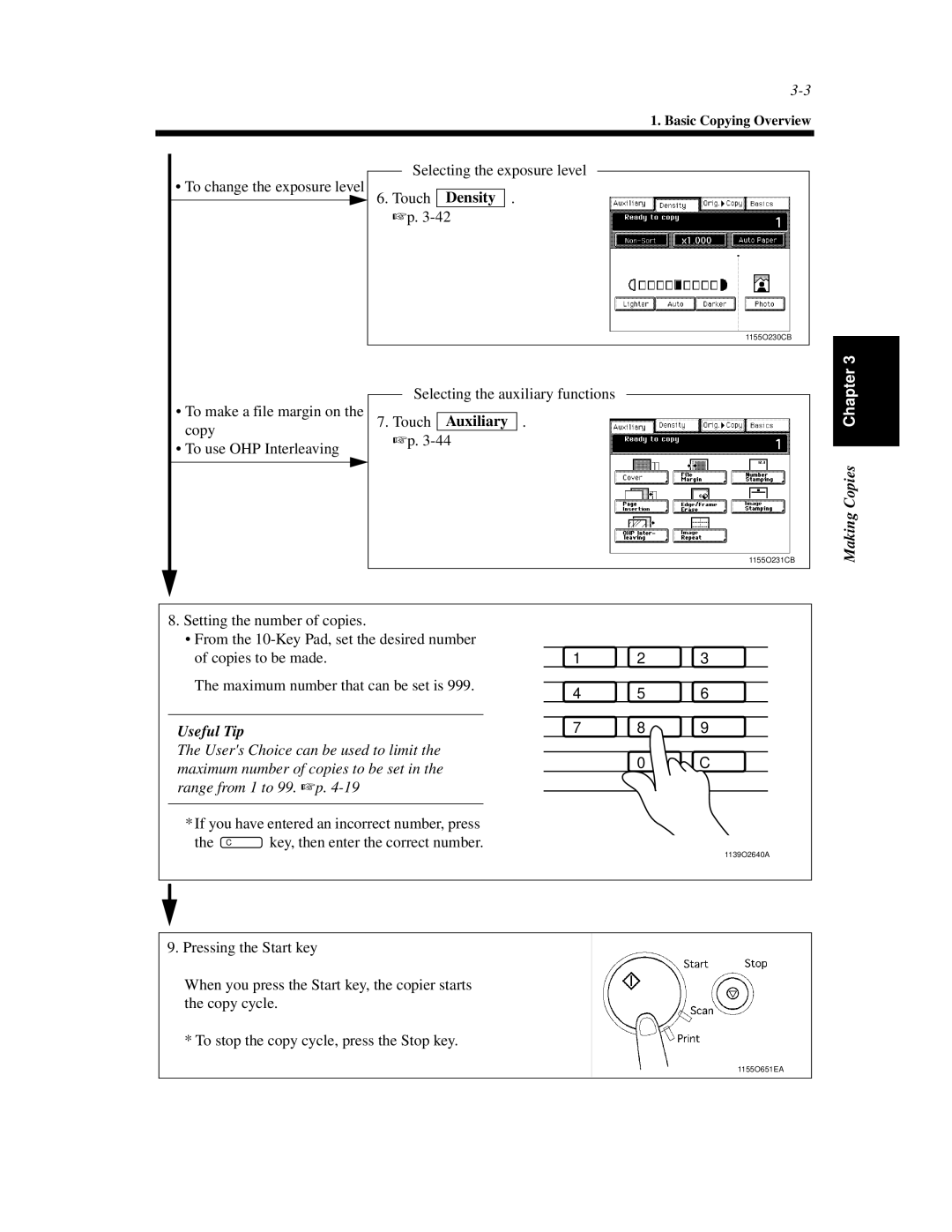 Minolta Di620 manual Auxiliary, Useful Tip 