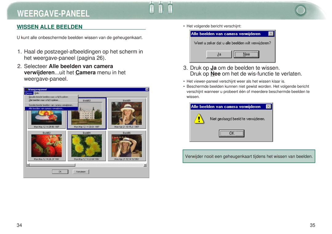 Minolta Dimage V manual Wissen Alle Beelden 