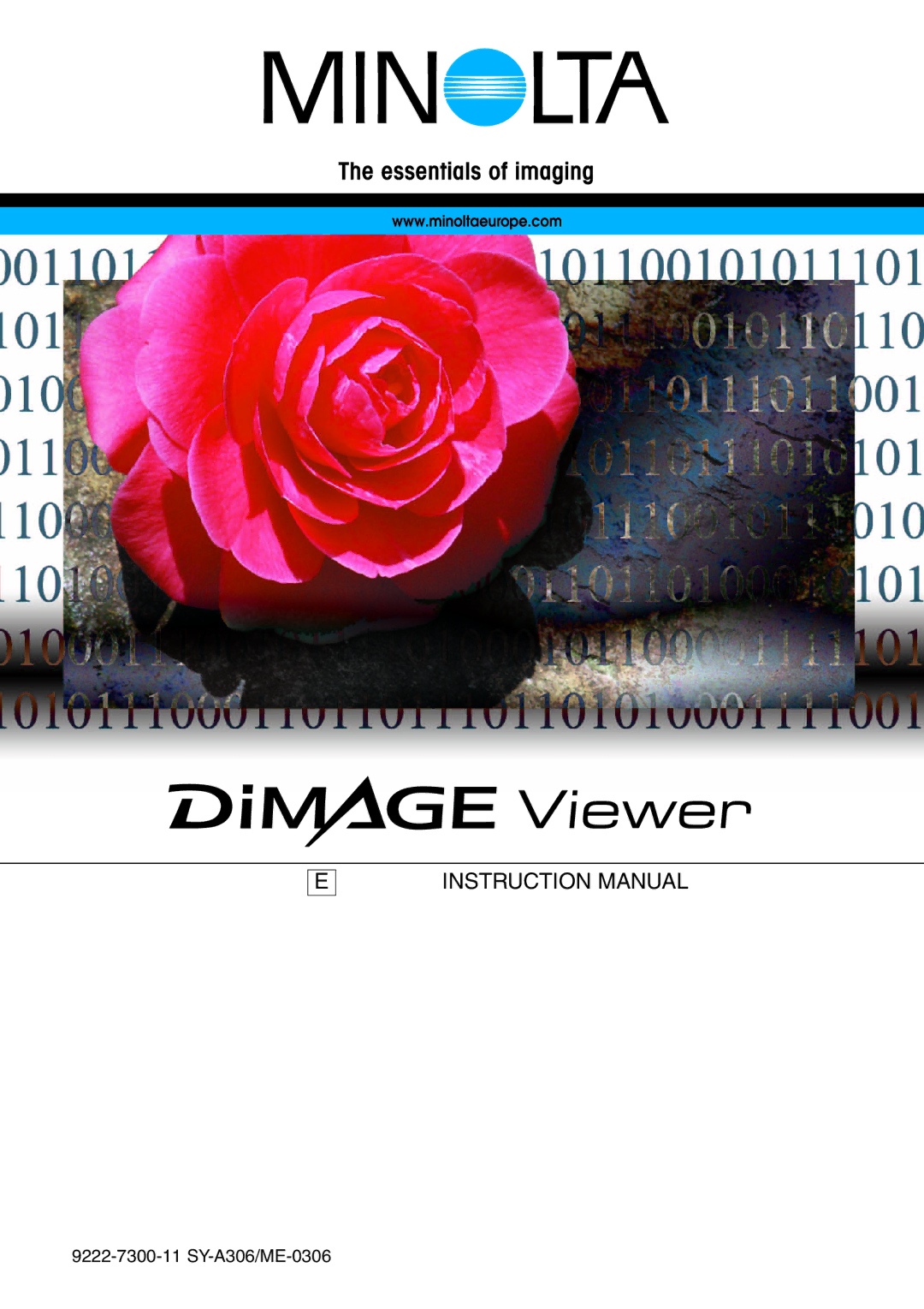 Minolta DiMAGE Viewer instruction manual SY-A306/ME-0306 