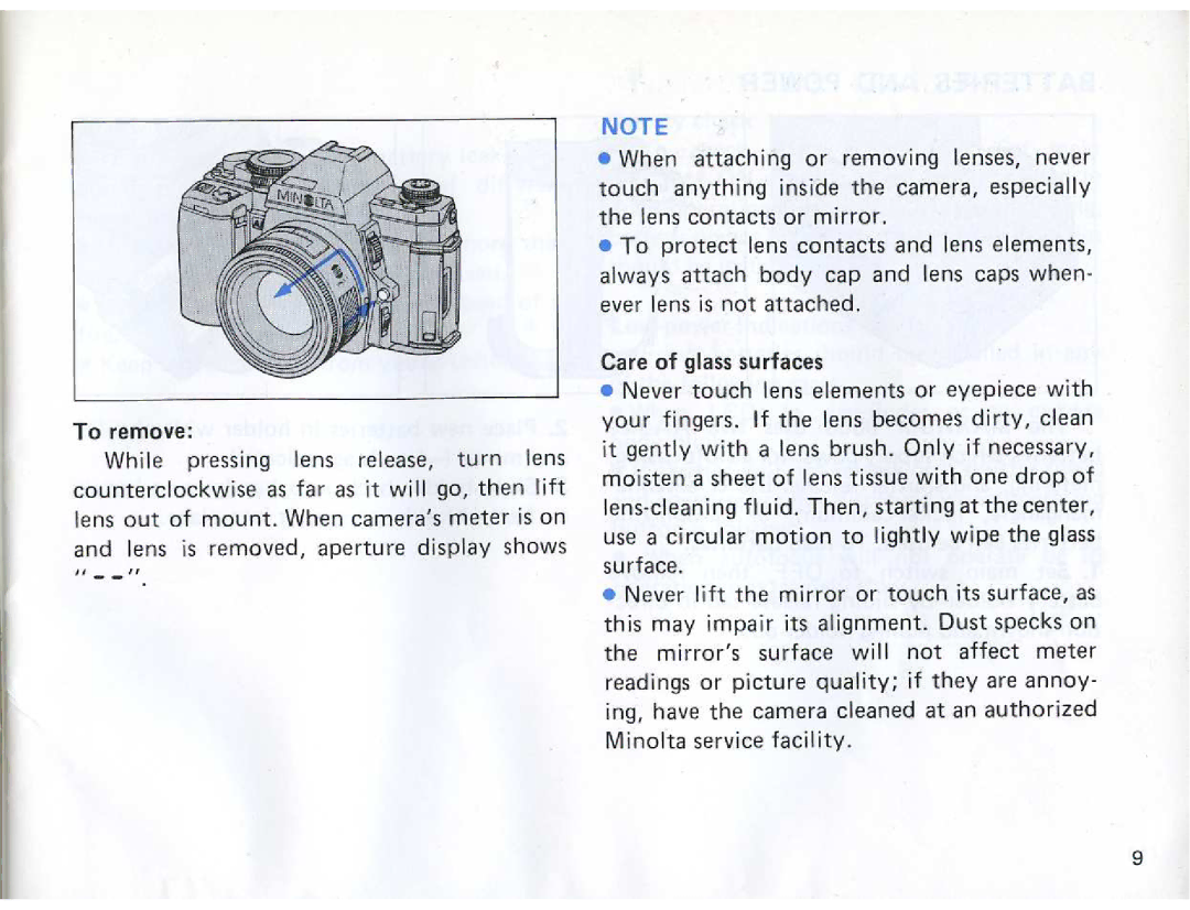 Minolta Maxxum 9000 manual 