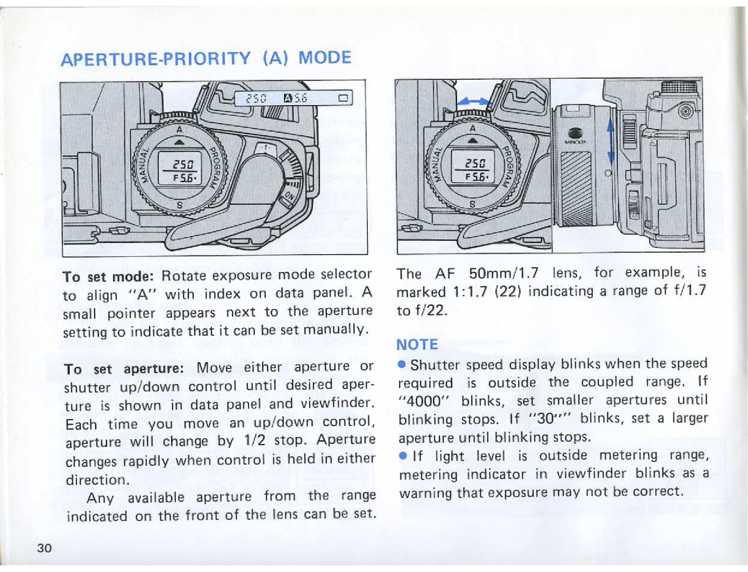 Minolta Maxxum 9000 manual 