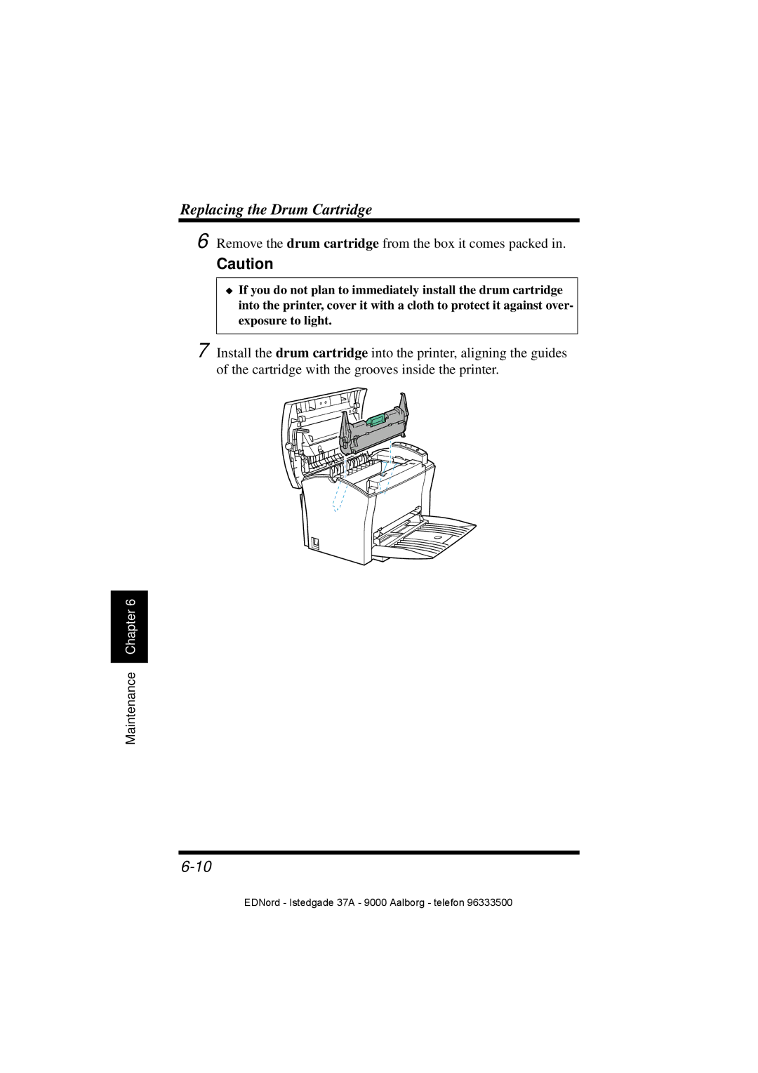 Minolta PagePro 1100 user manual Remove the drum cartridge from the box it comes packed 