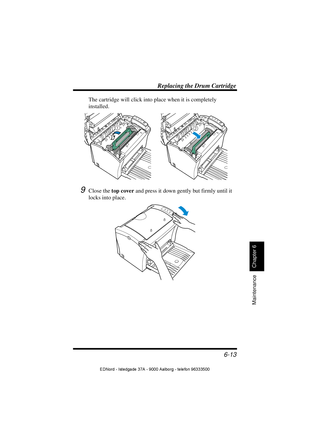 Minolta PagePro 1100 user manual Replacing the Drum Cartridge 