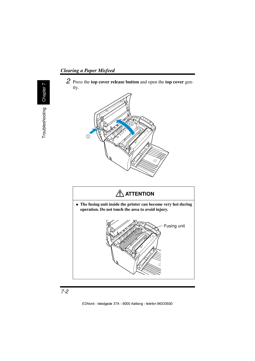 Minolta PagePro 1100 user manual Fusing unit 