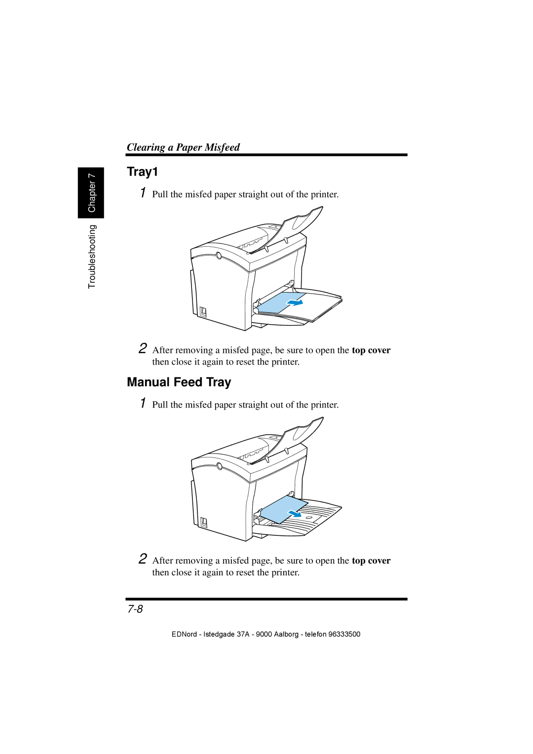 Minolta PagePro 1100 user manual Tray1, Manual Feed Tray 