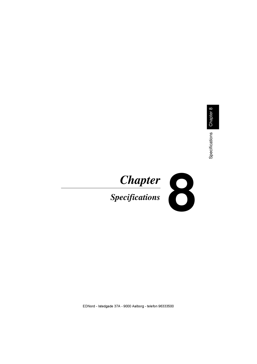 Minolta PagePro 1100 user manual 8Chapter 