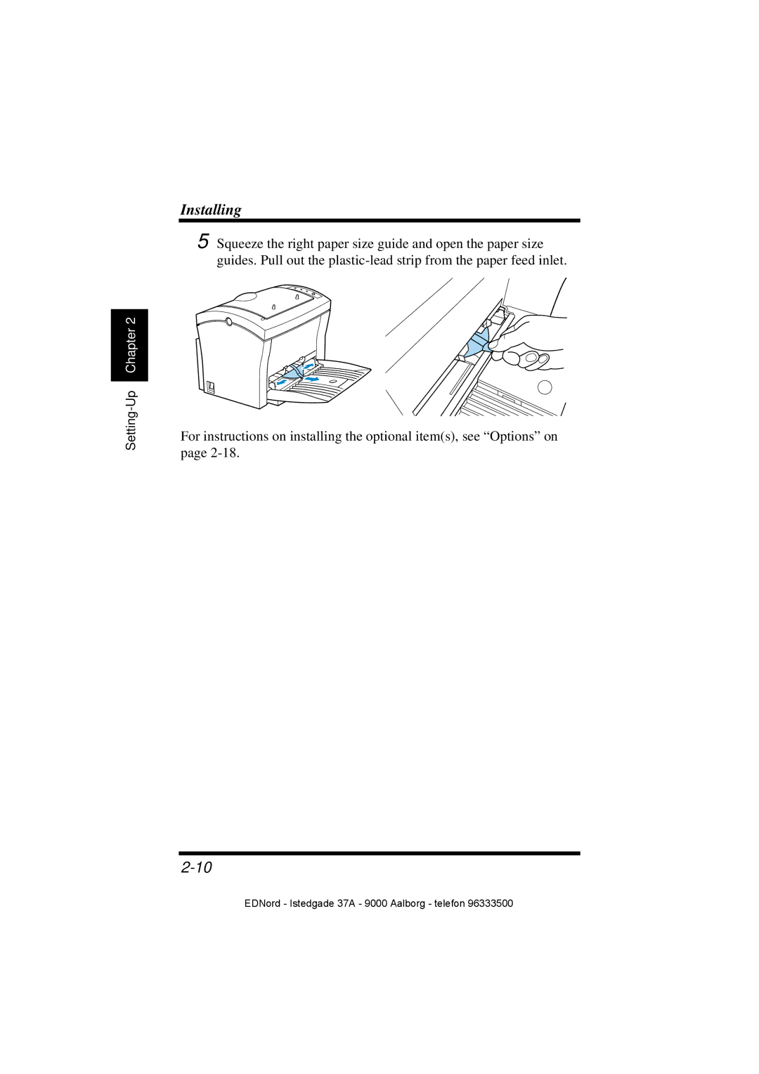 Minolta PagePro 1100 user manual Installing 