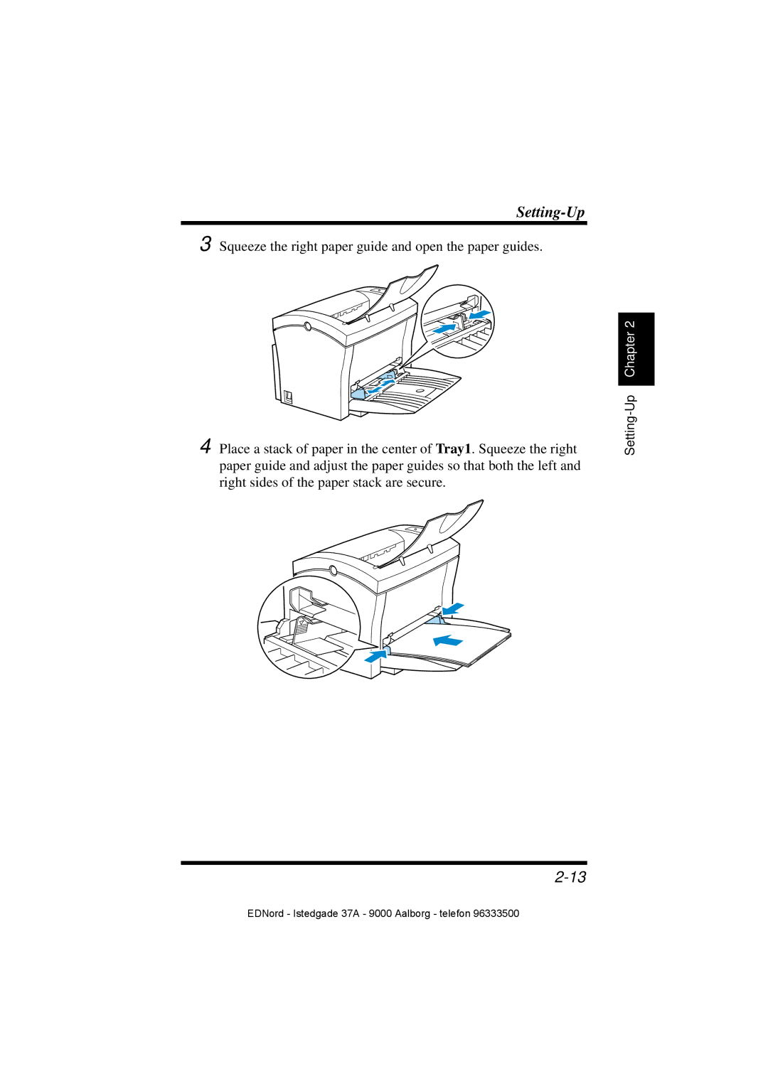 Minolta PagePro 1100 user manual Setting-Up 