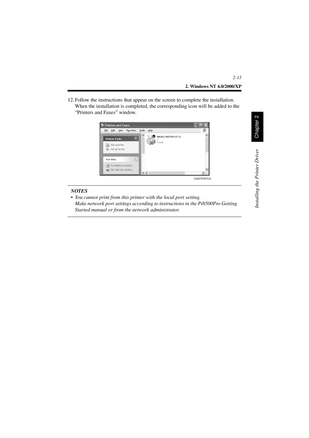 Minolta PCL6 user manual C4027P207CA 