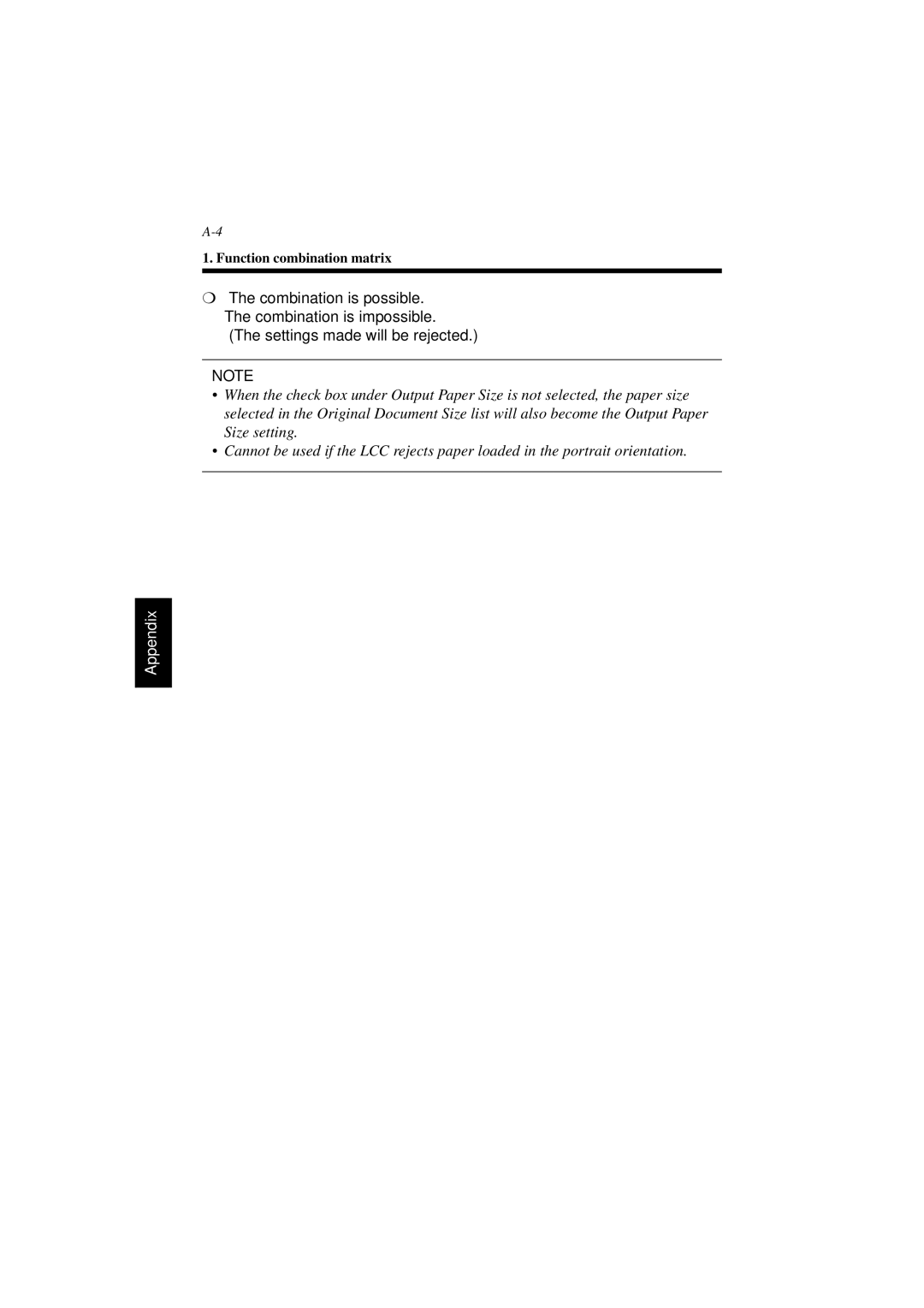 Minolta PCL6 user manual Appendix 