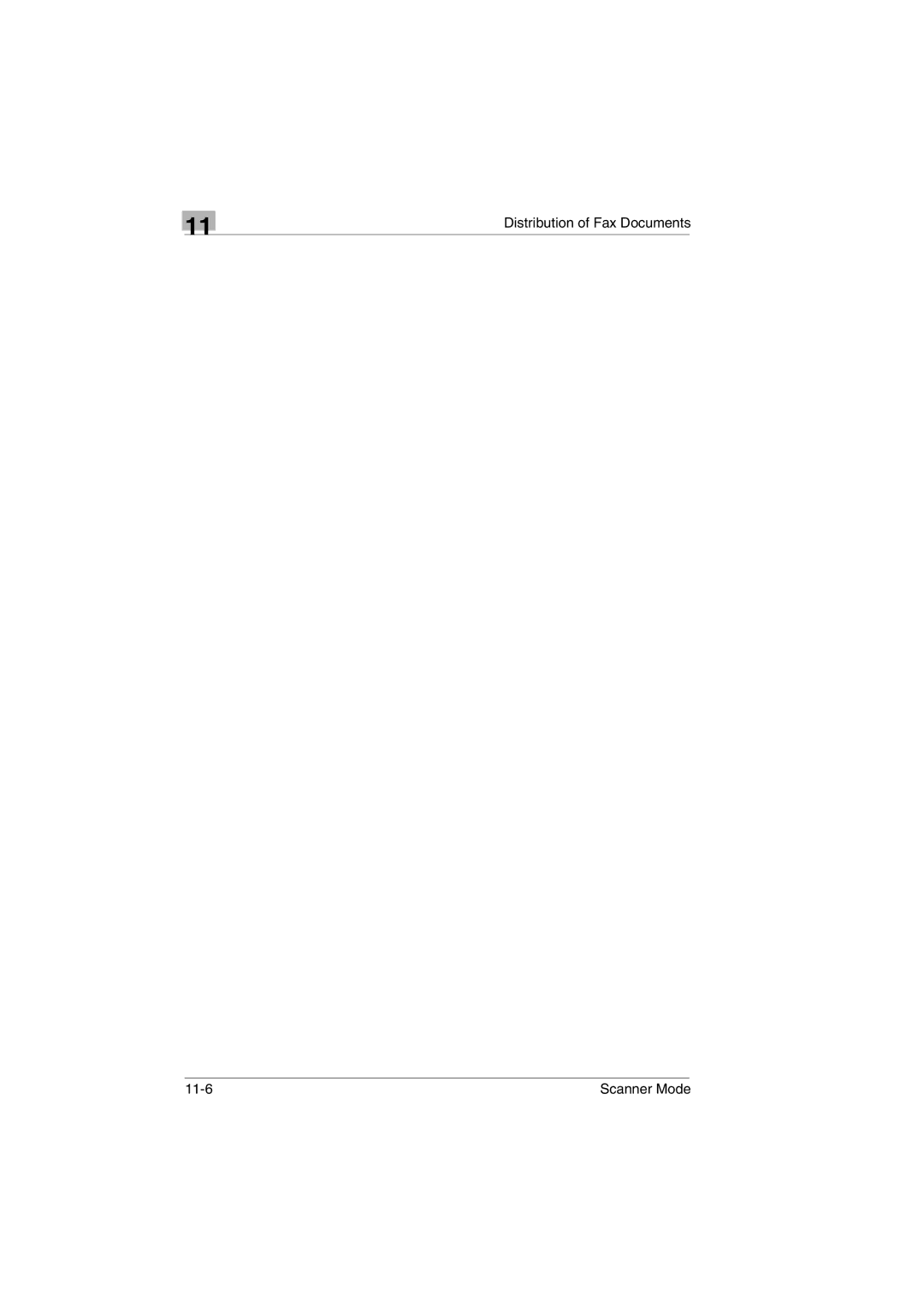 Minolta Scanner Mode user manual 