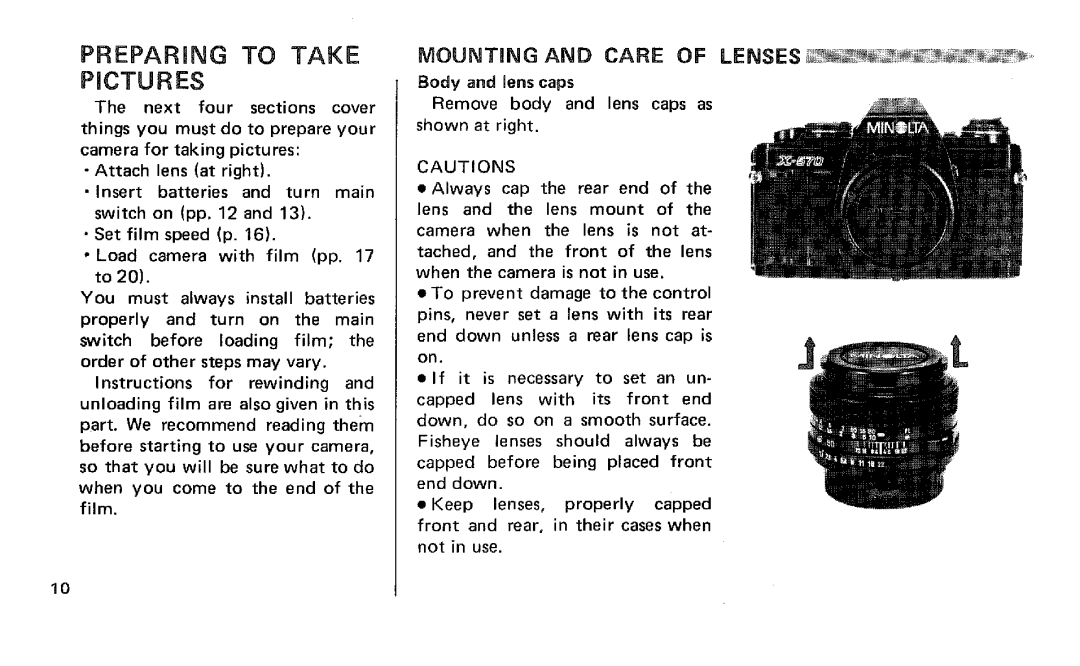 Minolta X-570 Body Only manual 