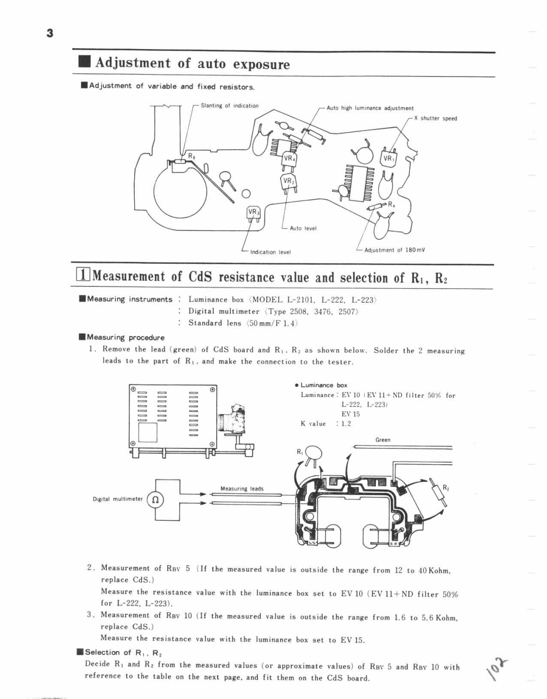 Minolta XG-1 Body Only, XG-A manual 