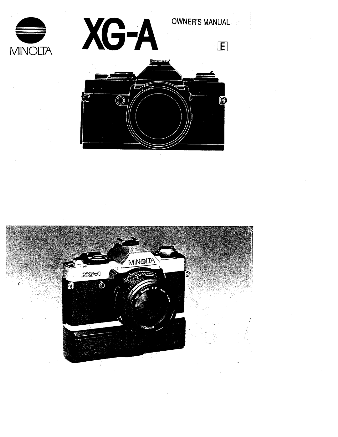 Minolta XG-A manual 