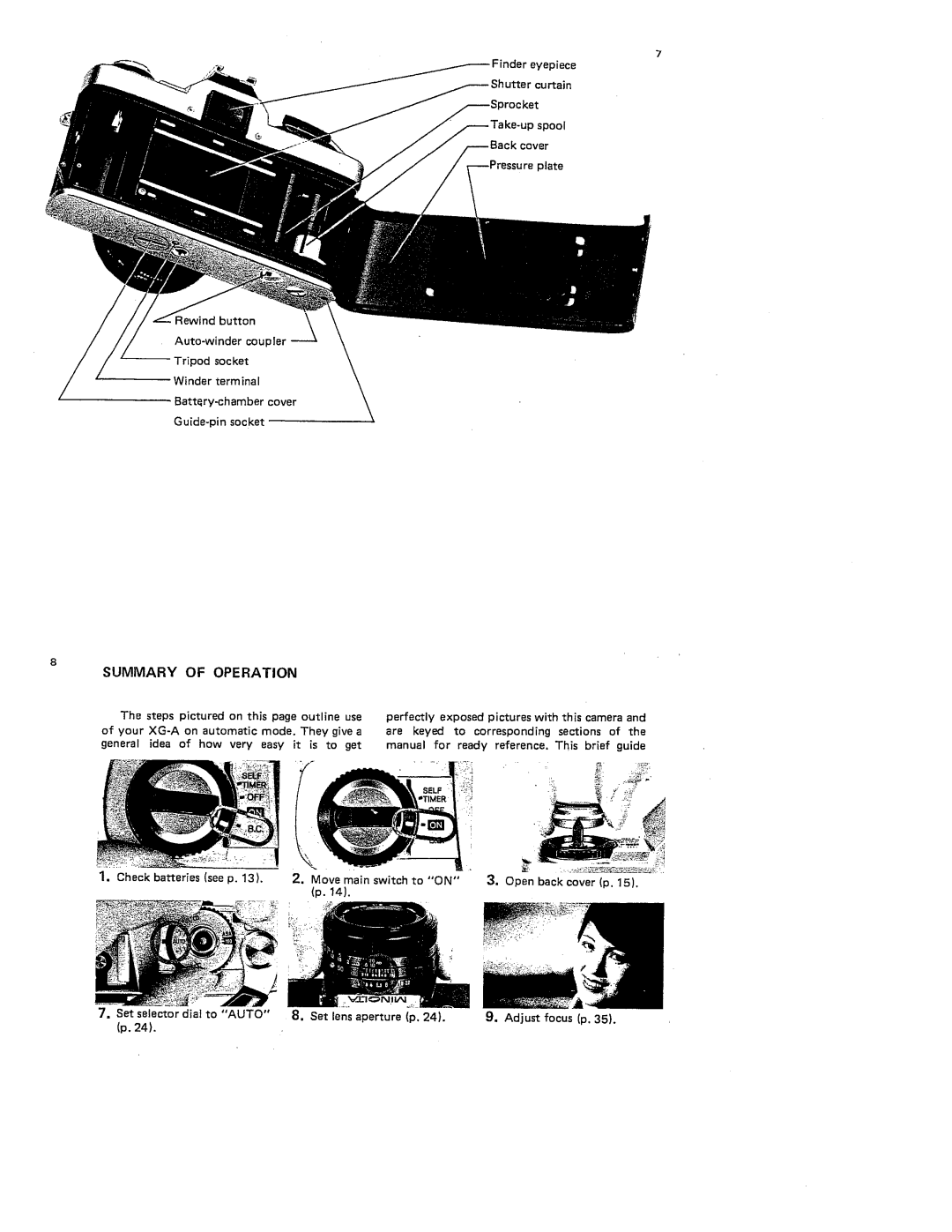 Minolta XG-A manual 