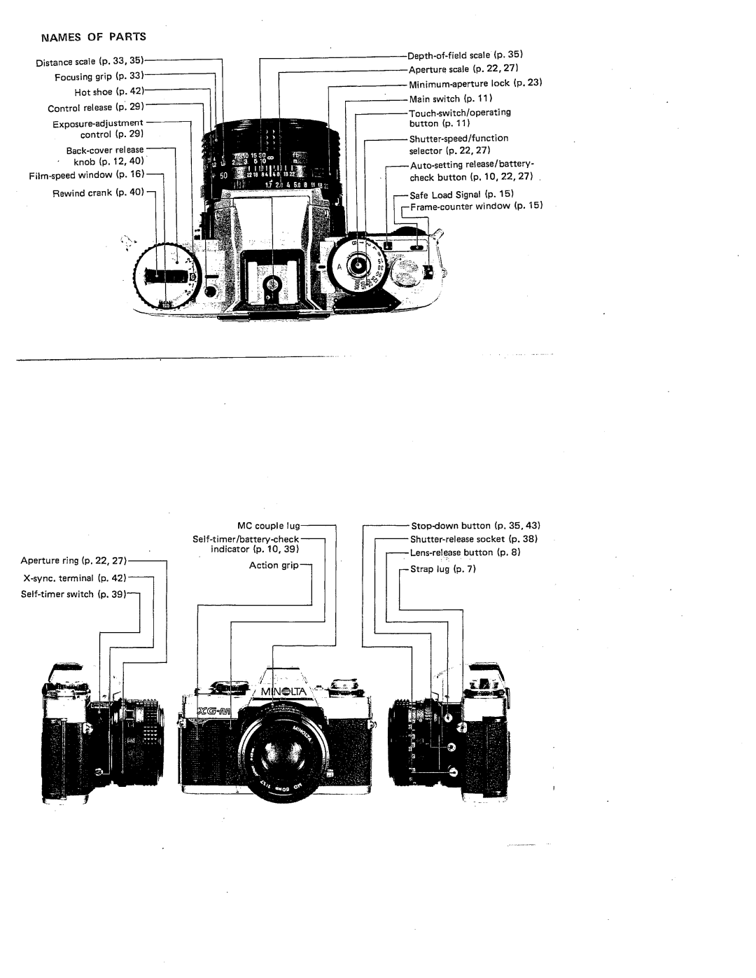 Minolta XG-M manual 