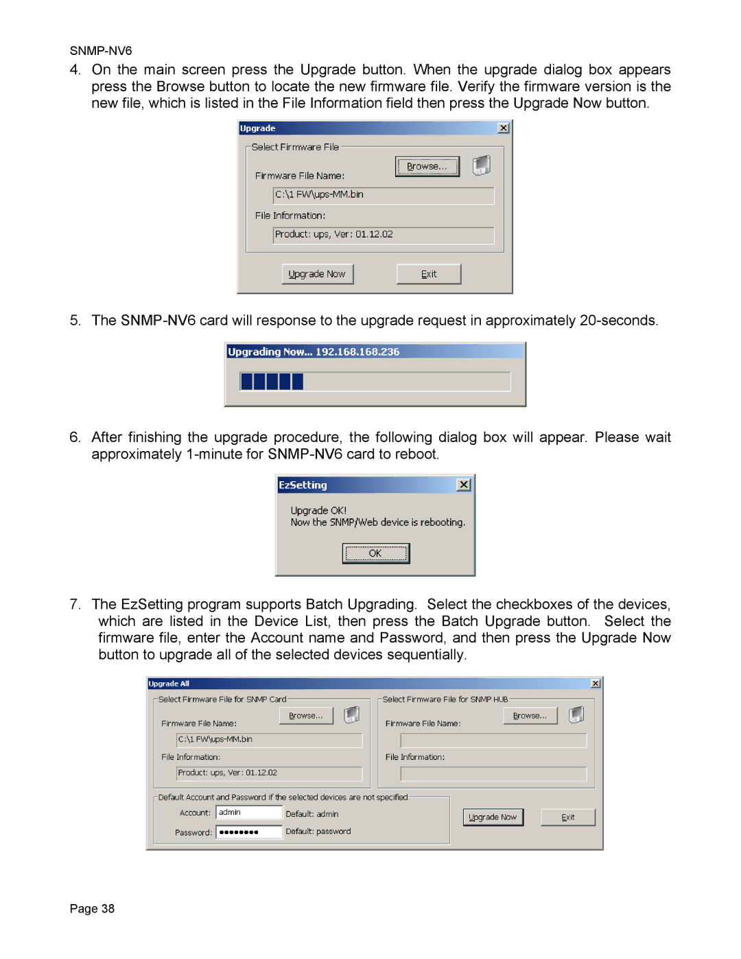 Minuteman UPS SNMP-NV6 user manual 