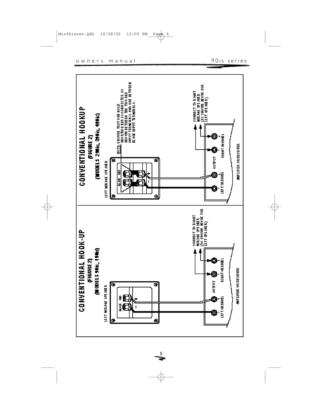 Mirage Loudspeakers 90 is owner manual N e r s m a n u a l 