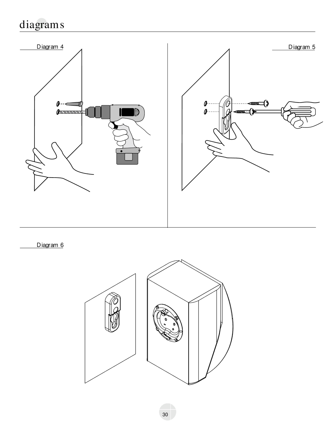 Mirage Loudspeakers OMNI 60, OMNI 50, OMNI CC owner manual Diagram 