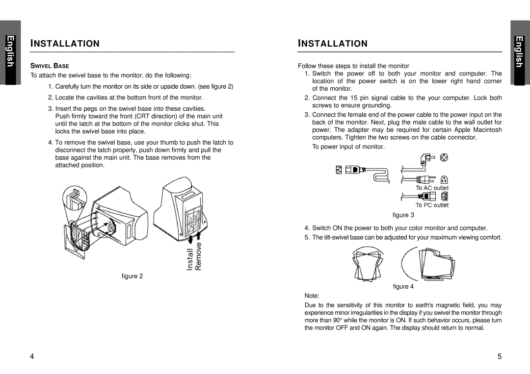 Miro Displays P17F86i manual Installation 