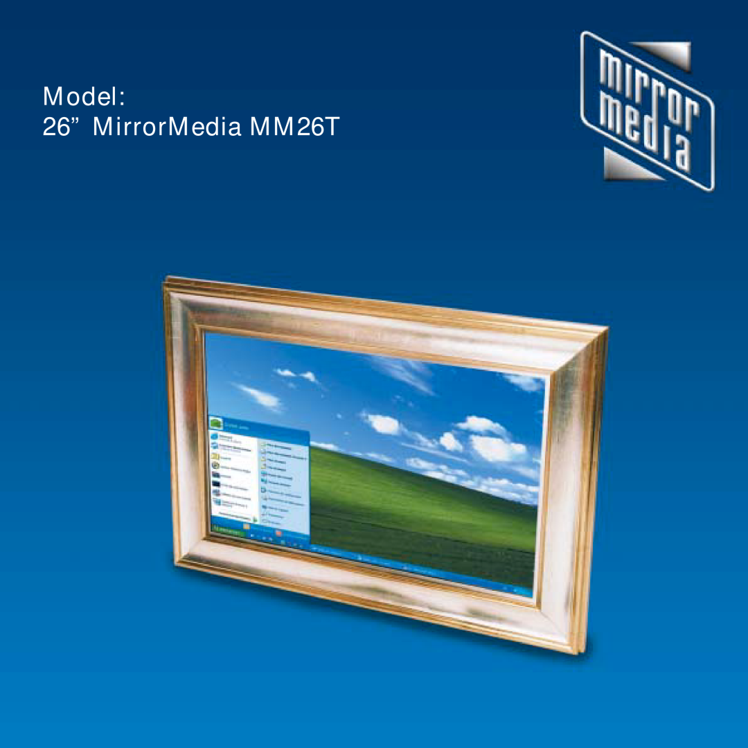 Mirror Media manual Model 26” MirrorMedia MM26T 
